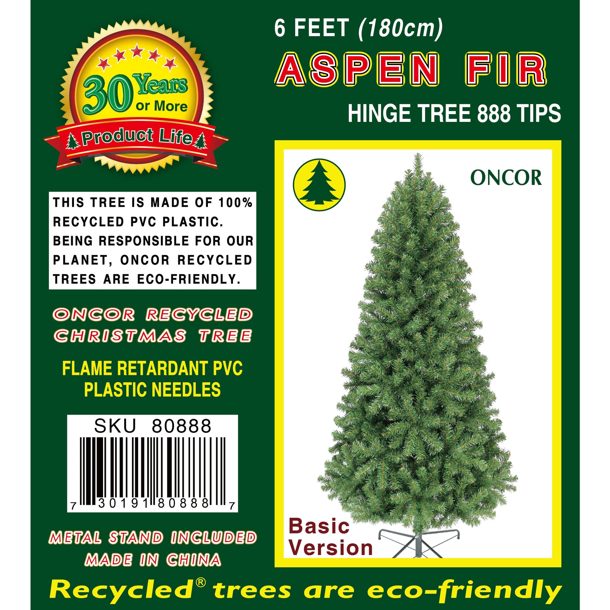 6ft Aspen Fir – Oncor Trees Canada